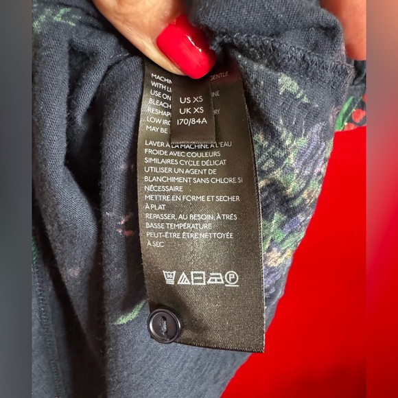 Anthropologie MAEVE Multicolor Floral Top Size X-Small - Picture 3 of 4